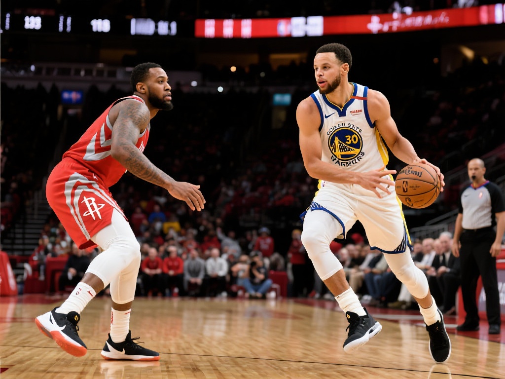 比赛进入关键时刻时，库里凭借其出色的场上